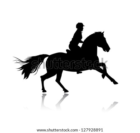 Equestrian Jumping Stock Vectors & Vector Clip Art | Shutterstock