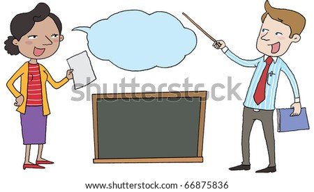 Black and white male teacher female students Have hit Black and white male teacher female students