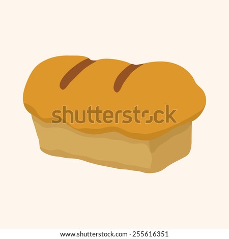 Cartoon Bread Icon Stock Vector 71851933 - Shutterstock