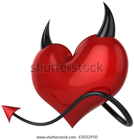 black demonias with hearts