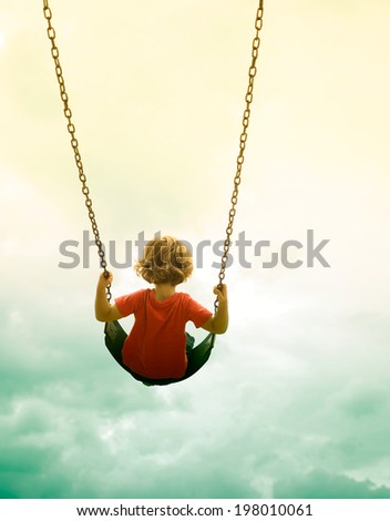 Known the wood boy girl swinging lawn ornament