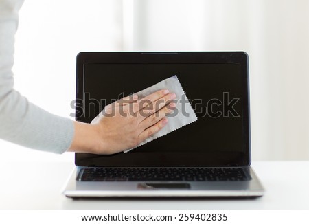 Cleaning Computer Stock Photos, Images, &amp; Pictures ...