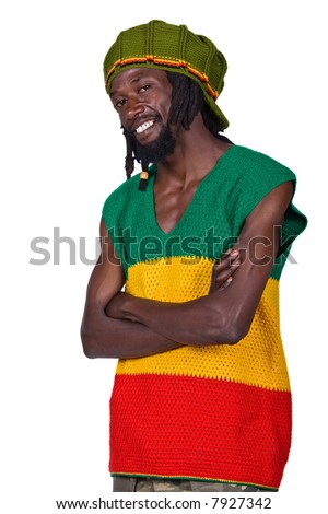 Isolated Nude Rasta Man Surprised People Stock Photo Shutterstock