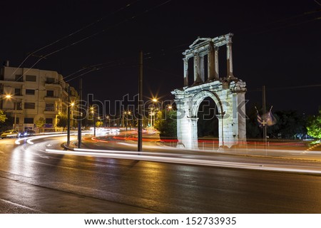  - stock-photo-arch-of-hadrian-athens-greece-152733935