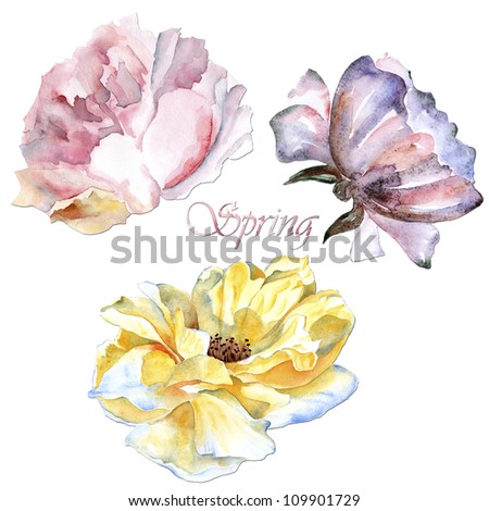 Flower Painting Stock Photos, Images, & Pictures | Shutterstock