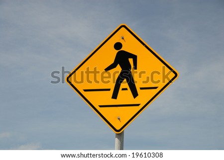 Crosswalk Sign Stock Photos, Images, & Pictures 