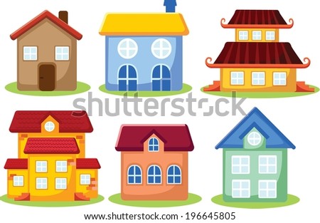 Cartoon House Icon Stock Vector 72284062 - Shutterstock