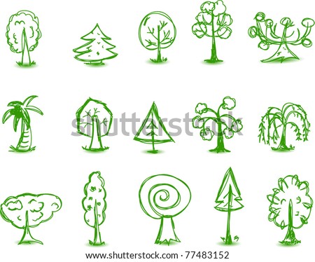 Doodle Trees Stock Photos, Images, & Pictures | Shutterstock