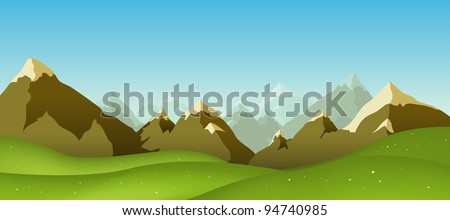 Mountain cartoon Stock Photos, Images, & Pictures | Shutterstock