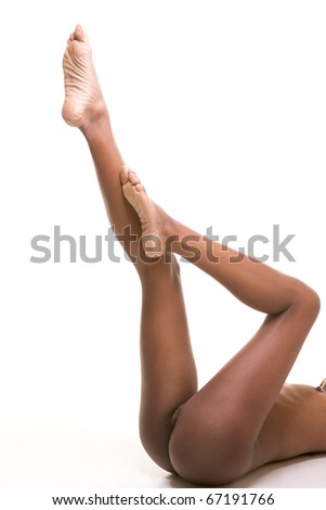African American Female Model Legs 42