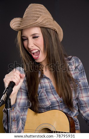 Brunette Country Singer 61
