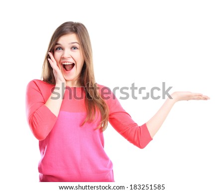 http://thumb7.shutterstock.com/display_pic_with_logo/753733/183251585/stock-photo-very-happy-excited-beautiful-woman-looking-at-your-product-with-great-joy-isolated-on-white-183251585.jpg