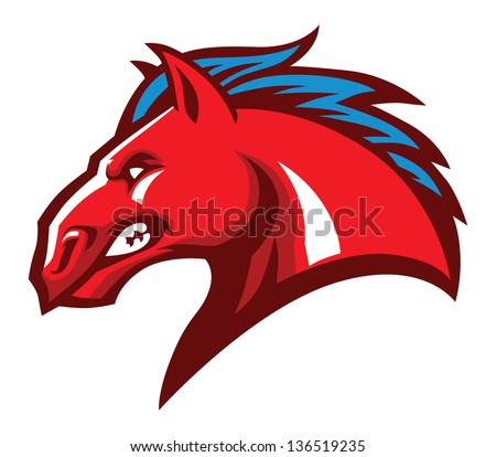 stock-vector-angry-horse-head-mascot-136