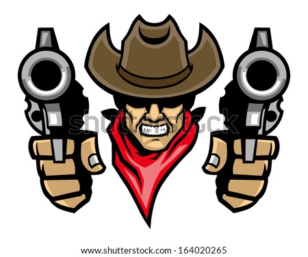 stock-vector-cowboy-mascot-aiming-the-gu