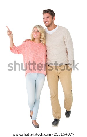 http://thumb7.shutterstock.com/display_pic_with_logo/76219/215154379/stock-photo-attractive-couple-smiling-and-walking-on-white-background-215154379.jpg