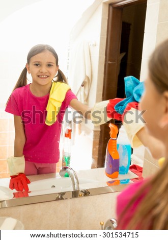 Teens using the bathroom Teens using the bathroom