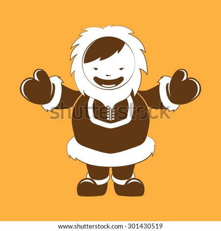 Cartoon Eskimo Man Stock Photos, Images, & Pictures | Shutterstock