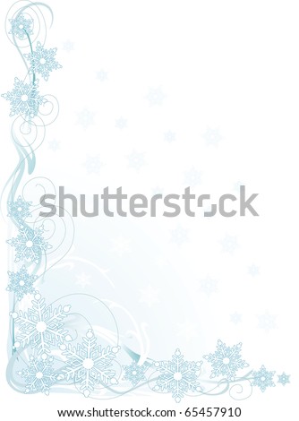 Snowflake border Stock Photos, Images, & Pictures | Shutterstock
