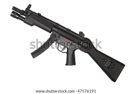 Legendary MP5 Submachine Gun. Weapon Series. Stock Photo 