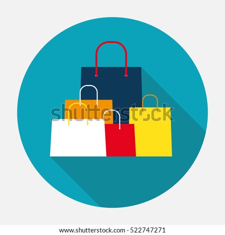 Shopping Bag Design Icon. Vector Illustration EPS10 Shopping Bag Design Icon. Vector Illustration EPS10