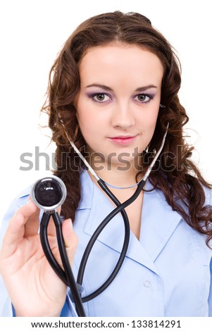 Sexy Young Doctor Stethoscope Stock Photo 17157763 - Shutterstock