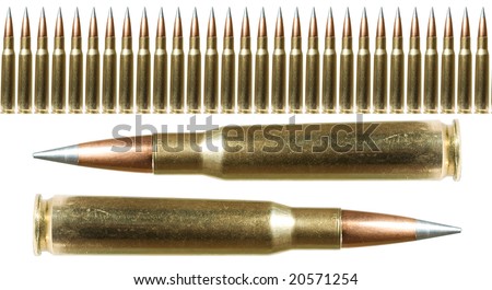 caliber tipped magnesium bullets vector