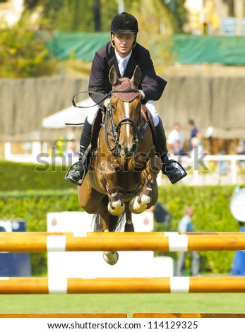  - stock-photo-barcelona-september-leon-thijssen-in-action-during-the-csio-th-international-jumping-114129325