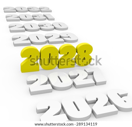 Year 2028 Stock Photos, Images, &amp; Pictures | Shutterstock