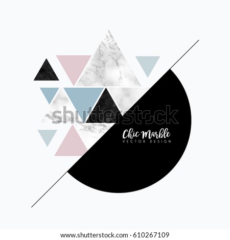 Minimalistic Marble Modern Shapes Vector Design Minimalistic Marble Modern Shapes Vector Design