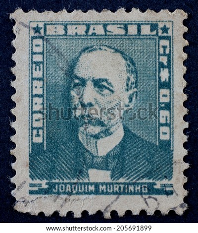 BRAZIL-CIRCA 1954: A stamp printed in BRAZIL shows image of <b>Joaquim Duarte</b> ... - stock-photo-brazil-circa-a-stamp-printed-in-brazil-shows-image-of-joaquim-duarte-murtinho-cuiaba-205691899
