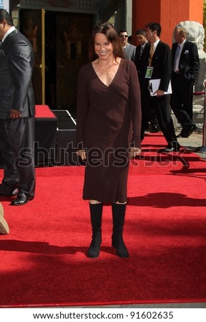Barbara Hershey at Peter O'Toole's Hand And Foot Print Ceremony