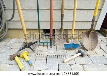 Landscaping Tools Stock Photos, Images, &amp; Pictures | Shutterstock