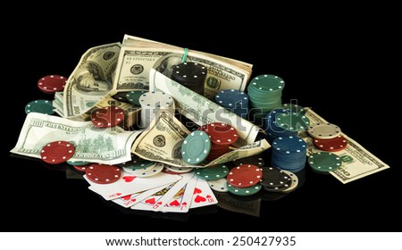 Irish poker dollar bills