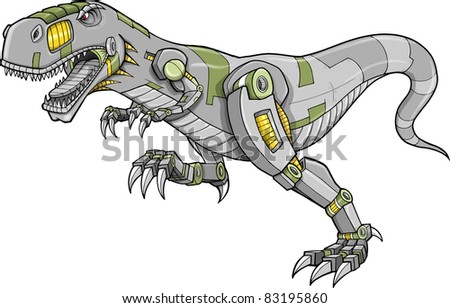 dinosaur robots cartoon