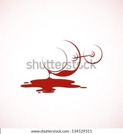 Wine bottle wine glass Clipart and Stock Illustrations