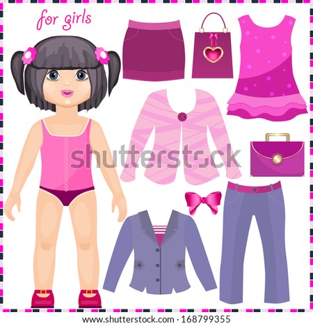 Paper Doll Cutouts Stock Photos, Images, & Pictures 