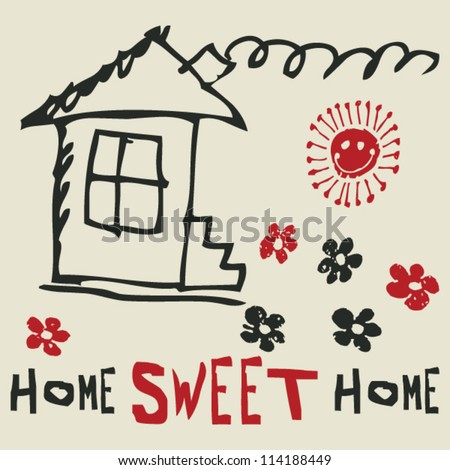 Home Sweet Home Sign Stock Vectors & Vector Clip Art | Shutterstock