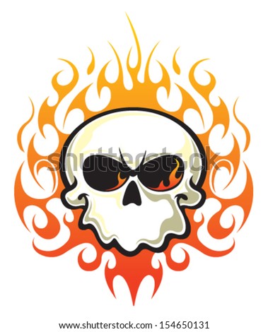 Skull On Fire Stock Photos, Images, & Pictures | Shutterstock