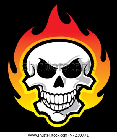 Skull - stock vector