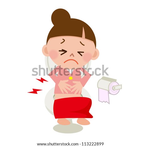 Constipation - stock photo