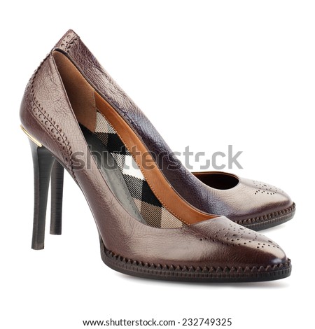 Brown heels Stock Photos, Illustrations, and Vector Art