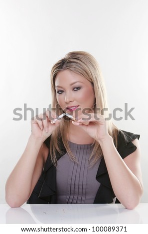 Dating a smoking woman