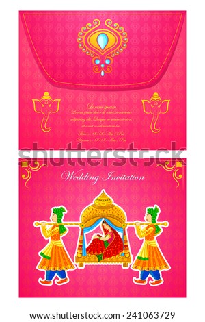 Wedding invitations indian style