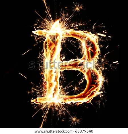 B Fiery Letter Font Stock Photos, Images, & Pictures | Shutterstock