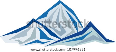 Mountains clip art Free Vector / 4Vector