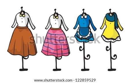 Fashion Show clip art Free Vector / 4Vector