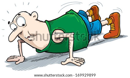 Push Ups clip art Free Vector / 4Vector