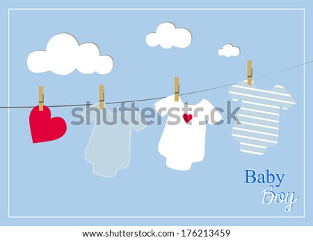 baby boy shower invitation card 
