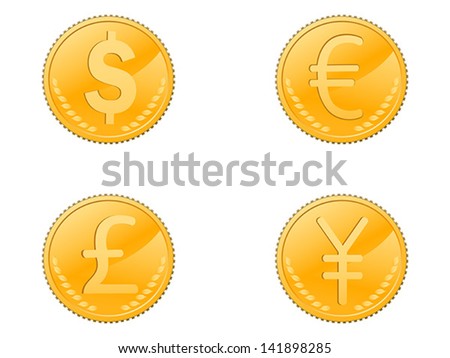 four coins symbol