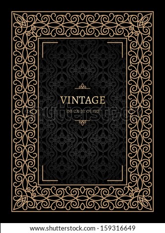 old book cover template